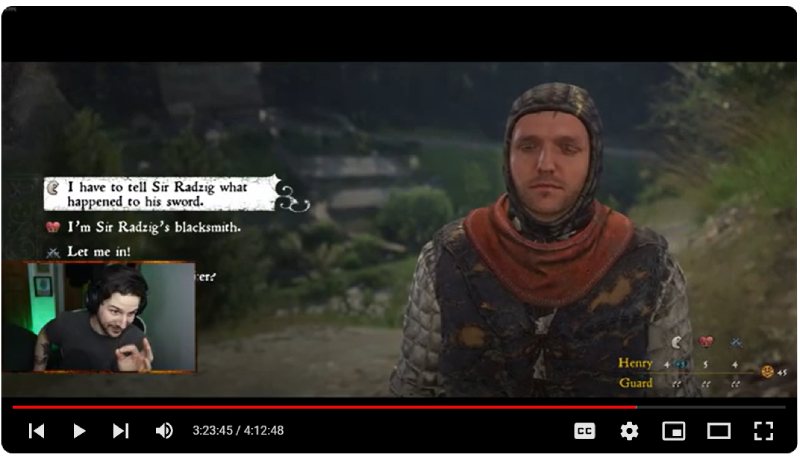 Kintzugi playthrough of Kingdom Come Deliverance