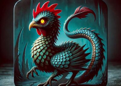 Basilisk version where it has a rooster head