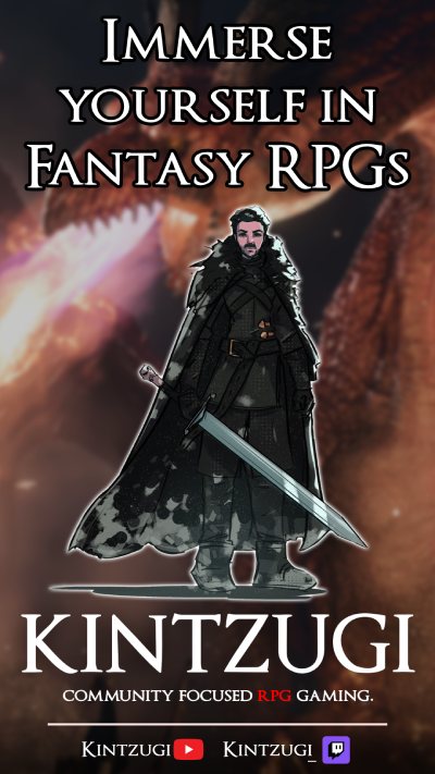 Kintzugi YouTube and Twitch Streamer Banner Kintzugi YouTube and Twitch Streamer Banner