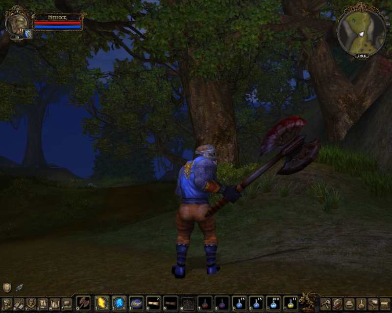 My big axe that does a ton of damage