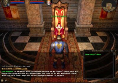 Talking with Lord Davenmor