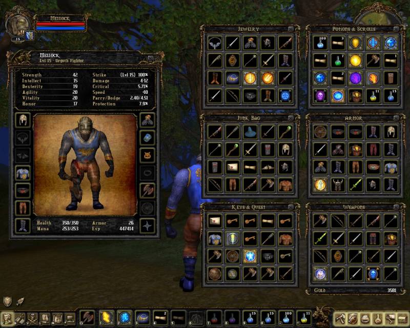 The division of items that seem to just be suggestions, as any item goes in any category