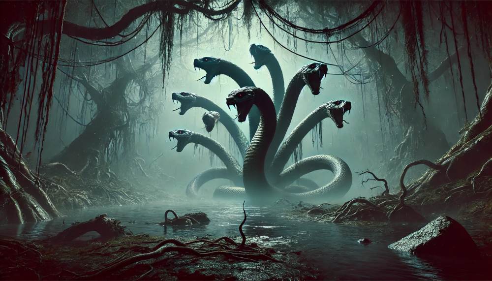 The hydra lurking in a swamp