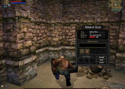 The long and painful process of trying to bash a treasure chest open