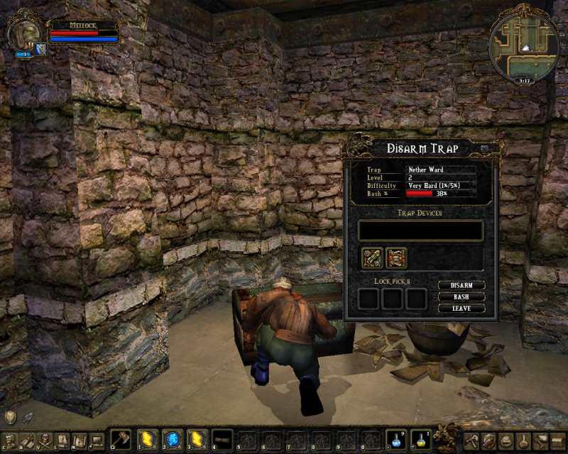 The long and painful process of trying to bash a treasure chest open