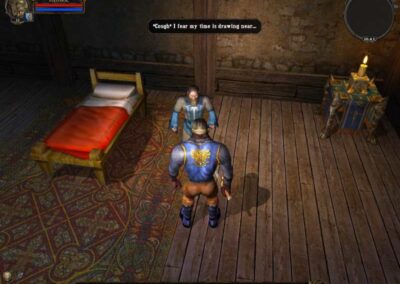 The mage that's being standing here dying for hours after I killed his demon