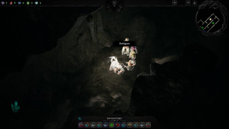 A group of non-combat refugees used for binding A group of non-combat refugees used for binding