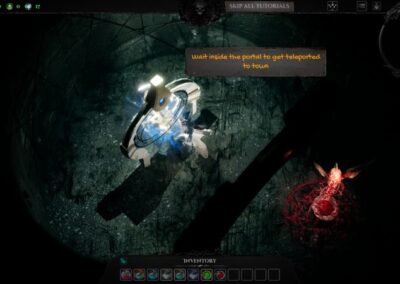 An Atlas Portal to take you out of the dungeon back to the home world