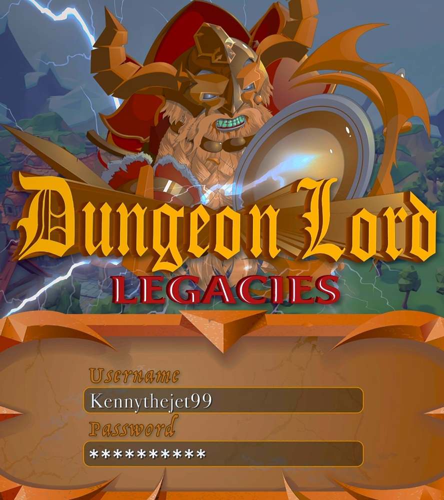 Dungeon Lord Legacies Intro Screen Dungeon Lord Legacies Intro Screen