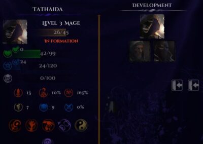 Leveling system and stats for Mage class