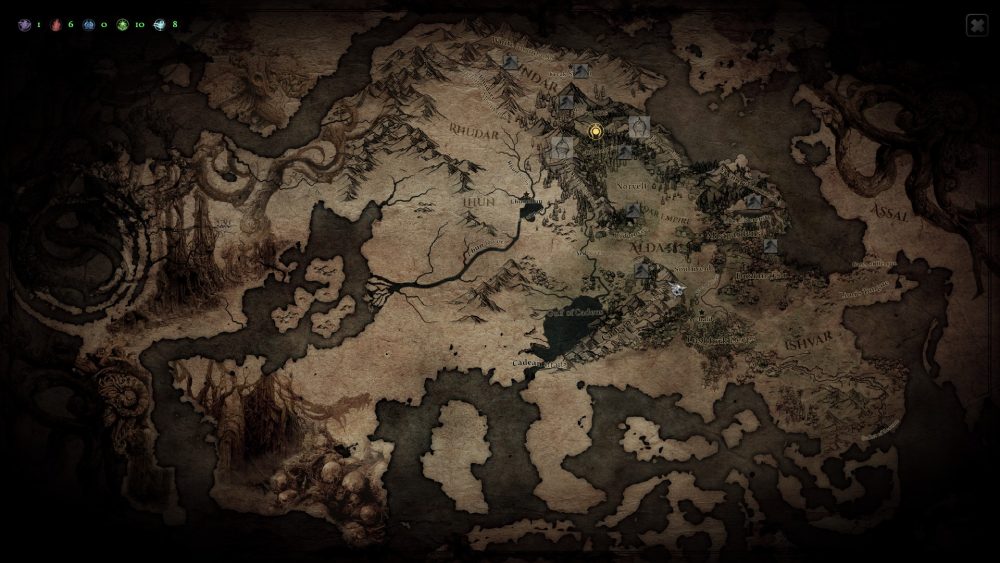 The Arhaekon World Map The Arhaekon World Map