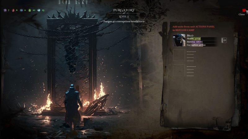 Trying to correct corruption by putting a unit in pergatory Trying to correct corruption by putting a unit in purgatory