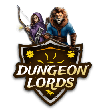 Dungeon Lords Logo Plus Characters