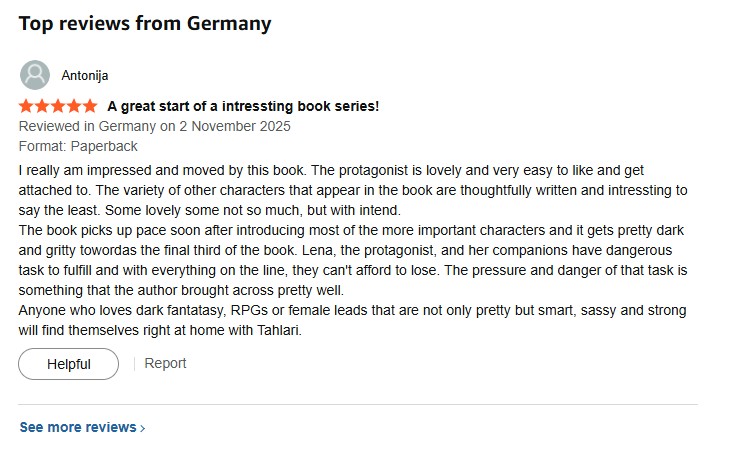 Antonija Review of Tahlari