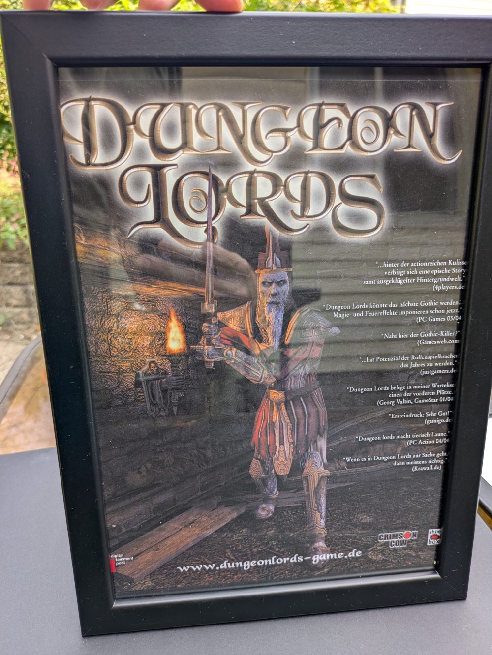 German Dungeon Lords Magazine Ad